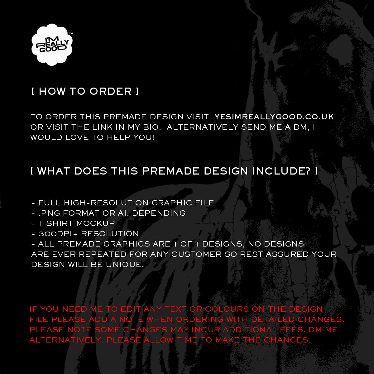 Copy of 005 Premade T-shirt Design 1/1