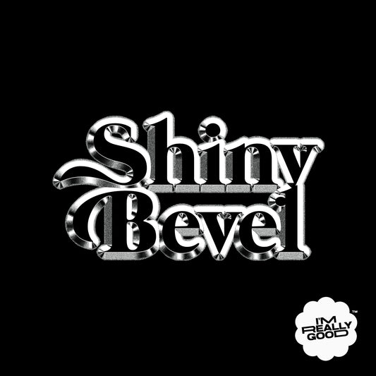 Shiny Bevel 1 Click text Layer style